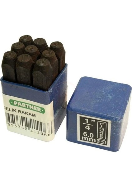 Partner PT21204 Çelik Rakam 4 mm - PRT21204