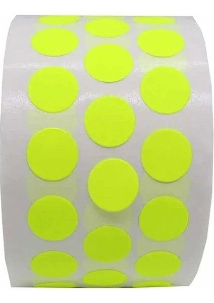 Etiketleme Makinesi Nokta Etiket Sarı