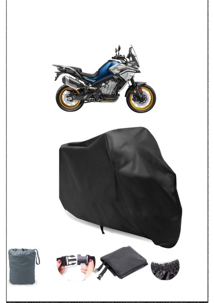 Cfmoto 800MT Touring Uyumlu Siyah Motorsiklet Branda, Motor Örtüsü