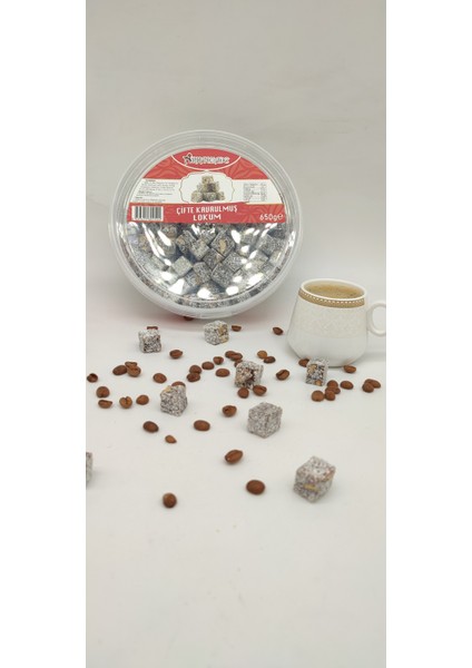 Çifte Kavrulmuş Yer Fıstıklı Lokum 650 gr