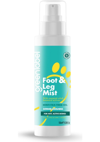 Greenlabel Ayak Koku Giderici Bakım Spreyi 100 Ml.