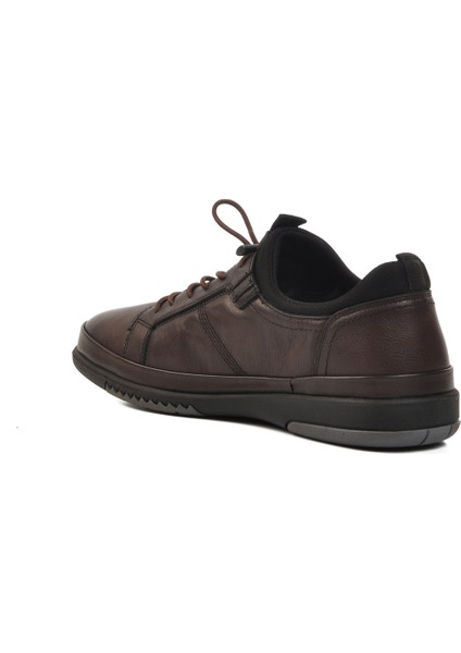 Kahve Deri Erkek Casual Ayakkabı 4K0633-418 M fırsatları