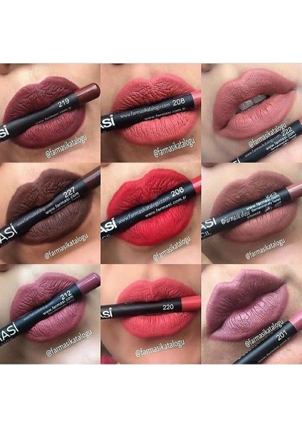 Long Lasting Lip Pencil Dudak Kalemi No: 205 x 3 adet