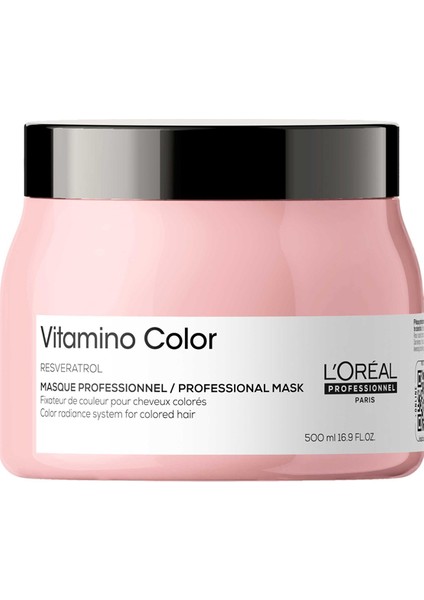 Loreal Vitamino Color Boyalı Saçlar Için Renk Koruyucu Maske 500ML