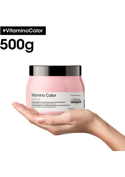 Loreal Vitamino Color Boyalı Saçlar Için Renk Koruyucu Maske 500ML