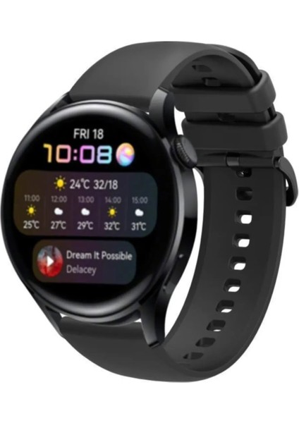 Xiaomi Heyplus Gtr / Watch S8 Uyumlu Yumuşak Termoplastik Silikon Kordon (22MM)