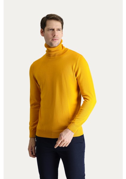 Balıkçı Yaka Regular Fit Pamuklu Triko Kazak modelleri