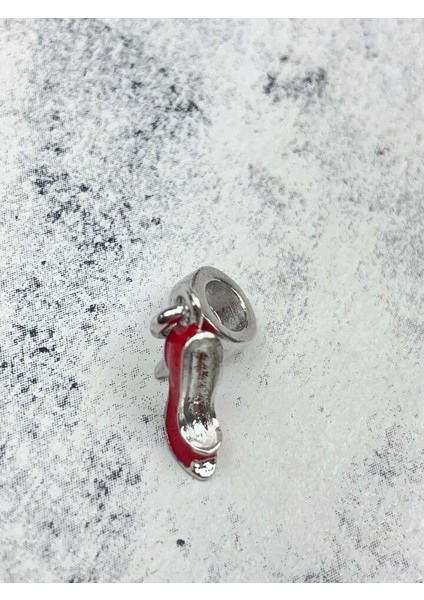 Pandora Bileklik Uyumlu Charm-Kırmızı Stiletto
