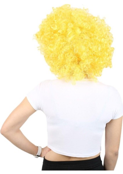 Animasyon Parti ve Palyaço Peruğu - Sarı fırsatları