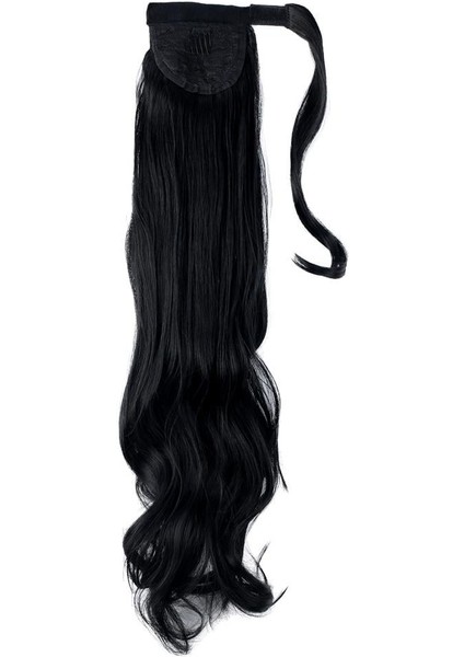 Bağlamalı Dalgalı At Kuyruğu - Siyah modelleri