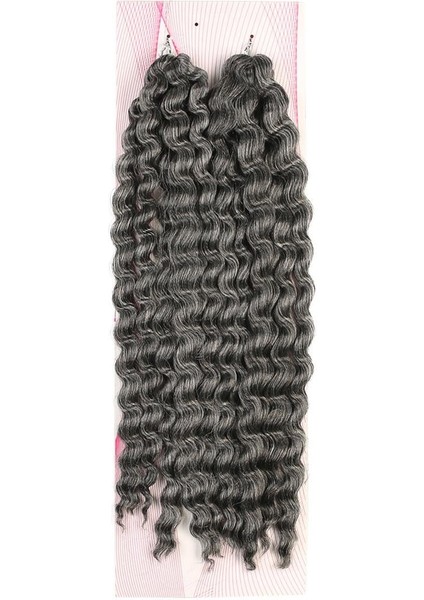 Nice Bulk Afro Su Dalgası Saç - Gri
