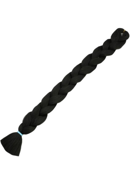 Afrika Örgüsü ve Rasta Için Sentetik Saç - Siyah