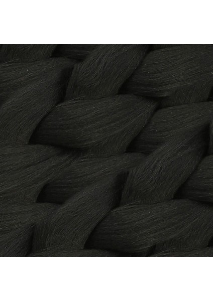 Afrika Örgüsü ve Rasta Için Sentetik Saç - Siyah fiyatları