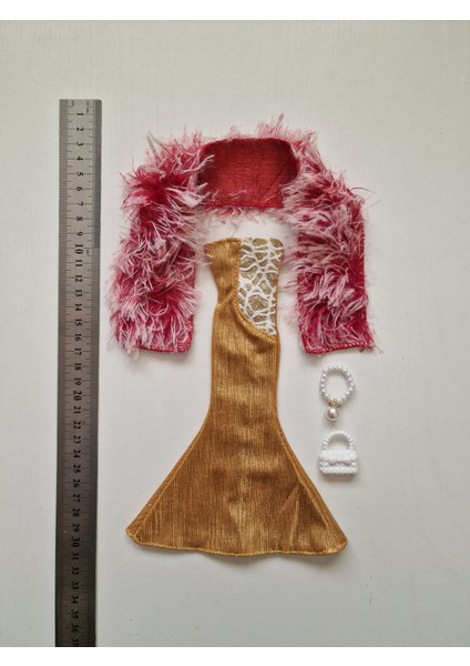 Barbie Oyuncak Bebekler Için 4 Lü Kıyafet Takımı