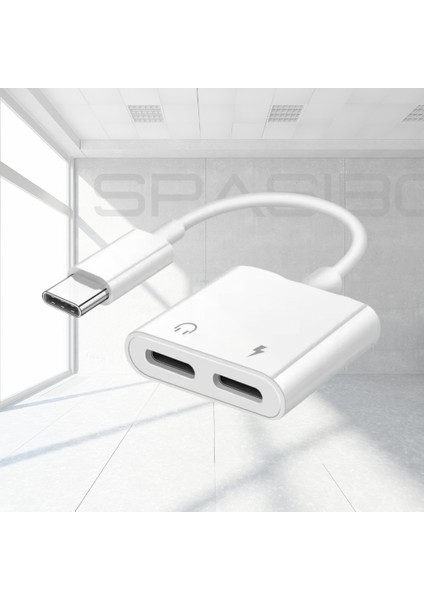 Port Dual Usb-C | Şarj ve Ses Adaptörü