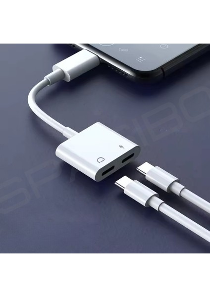 Port Dual Usb-C | Şarj ve Ses Adaptörü
