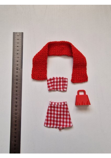 Barbie Oyuncak Bebekler Için 4 Lü Kıyafet Takımı