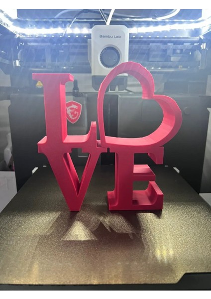 Love" Yazılı Dekoratif Figür modelleri