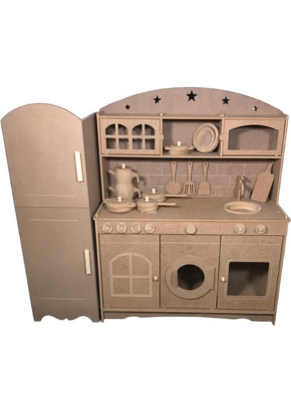 Özka Hobby Wood Tencereli(Ham)