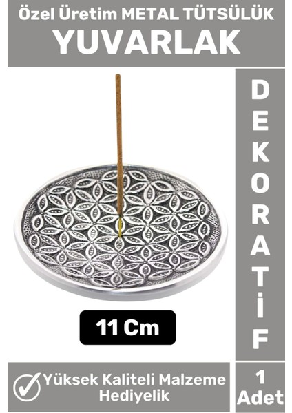 Özel Seri Yüksek Kaliteli Dekoratif Hediyelik Yoga Chakra Meditasyon Pozitif Enerji Metal Tütsülük