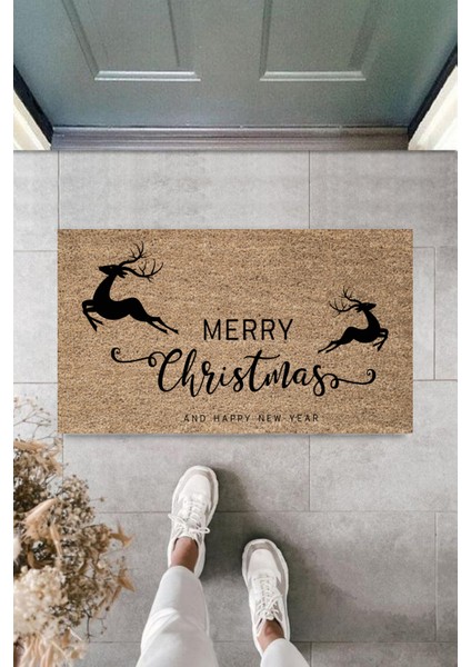 Kapı Önü Paspası Yeni Yıl 2025 Özel Tasarım Model 82