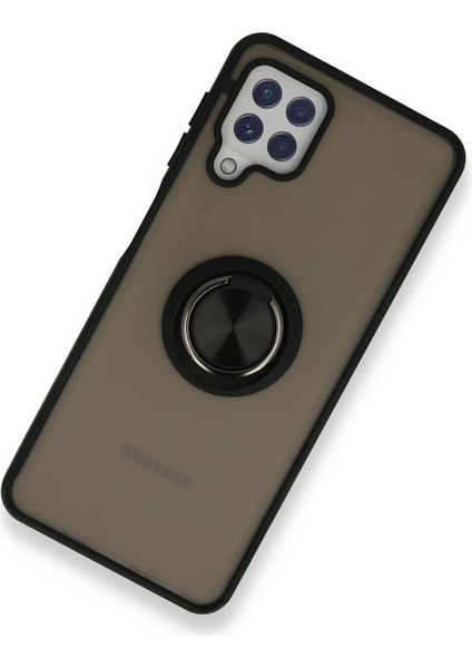 Samsung Galaxy A22 / M22 / M32 Kılıf Buzlu Yüzüklü Standlı Kapak A++ Zipax-Az-Mnty fiyatları