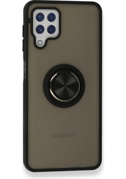 Samsung Galaxy A22 / M22 / M32 Kılıf Buzlu Yüzüklü Standlı Kapak A++ Zipax-Az-Mnty modelleri