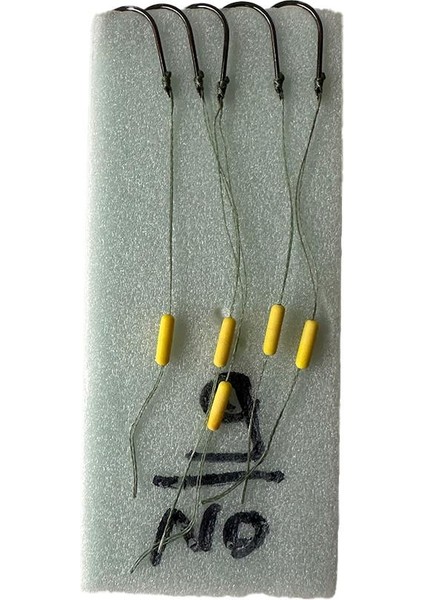 Lrf Silikonu Hazır Hırsız Iğnesi No:9 5 Ad - 8cm Sarı Stoper