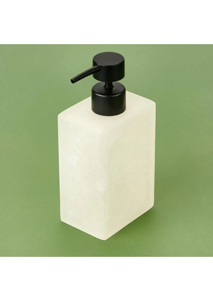 Polyresin Sıvı Sabunluk - Şık ve Dayanıklı Tasarım 350 ml 12 x 5,5 cm