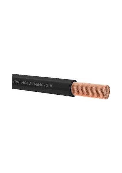 Kablo Yanmaz 0,75 mm Çok Telli Tek Damarlı Siyah 100 Metre Top