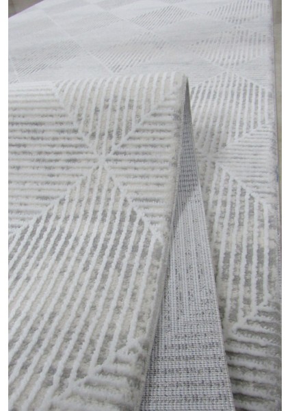 Nepal 1462A Gri-Krem Lazer Kesim Dokuma Taban Kesme Yolluk Koridor-Antre-Mutfak-Oturma Odası-Salon modelleri