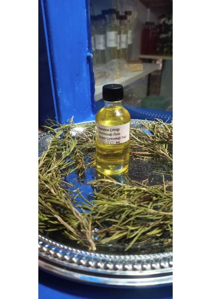 El Yapımı Zeytinyağı Özlü Üzüm Çekirdeği Yağı 50 ml Cam Şişe