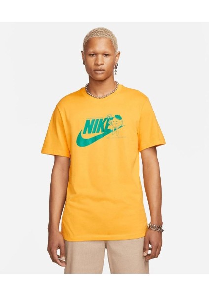 M Nsw Tee Art Is Sport Hbr Erkek Pamuklu Tişört