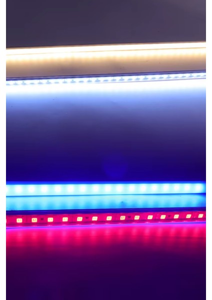 Alüminyum Kasalı Çubuk Bar LED 12V 72 Ledli 5730 Opak Cam Rgb LED