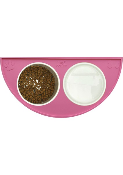 Silikon Mama Matı Havuzlu Yıkanabilir Kaymaz Evcil Hayvan Beslenme Matı Kedi Köpek Paspası 50X25 cm fiyatları