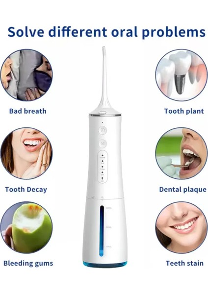 Water Flosser Ağız Duşu Diş Temizliği Taşınabilir, Şarjlı ,diş Teli/diş Protez Bakımı