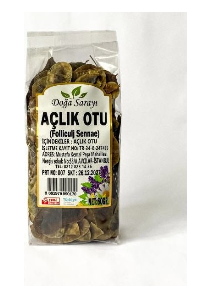 Açlık Otu Doğal 60 gr