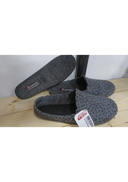 Kadın Kışlık Çıkarabilir Keçe Rahat Taban Ev Bahçe Terliği