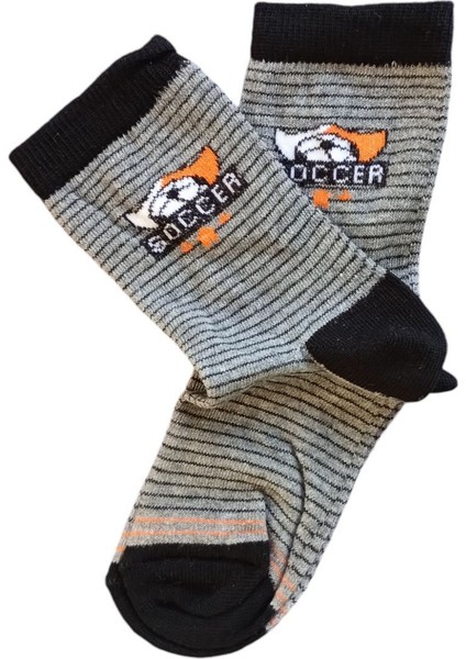 Erkek Çocuk 4 Adet Soccer Yazılı Soket Çorap fırsatları