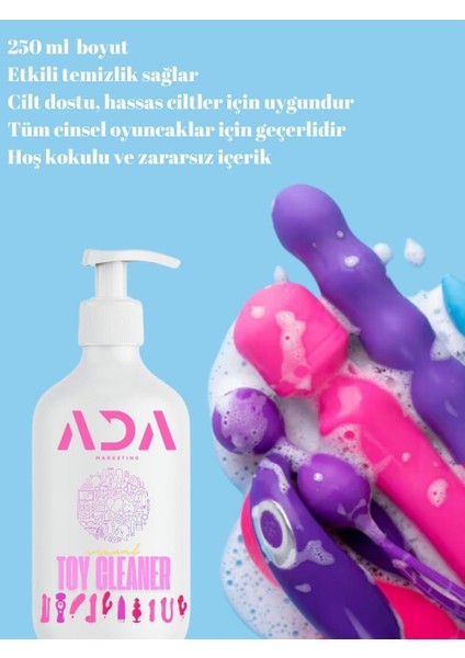Cinsel Oyuncak Temizleyici 250 ml - Tüm Ürünler Için Uygun