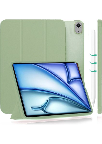 Apple iPad Air 11 / Air 4 5 6 10.9 2020 2022 2024 Kılıf Kapaklı Standlı Uyku Modlu Smart Mıknatıslı Kapak
