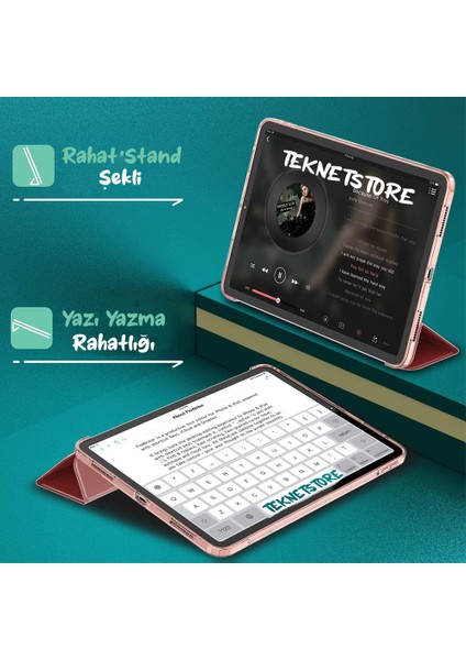 iPad Air 11 / Air 4 5 6 2020 2022 2024 Kılıf Kapaklı Standlı Uyku Modlu Smart Mıknatıslı Kapak fırsatları