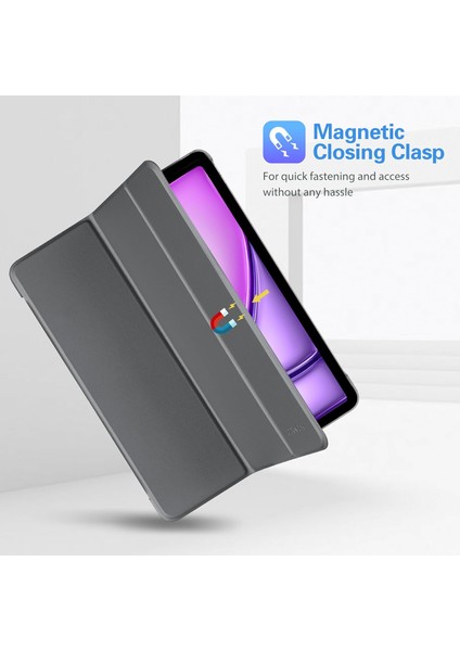 Apple iPad Air 11 / Air 4 5 6 10.9 2020 2022 2024 Kılıf Kapaklı Standlı Uyku Modlu Smart Mıknatıslı Kapak