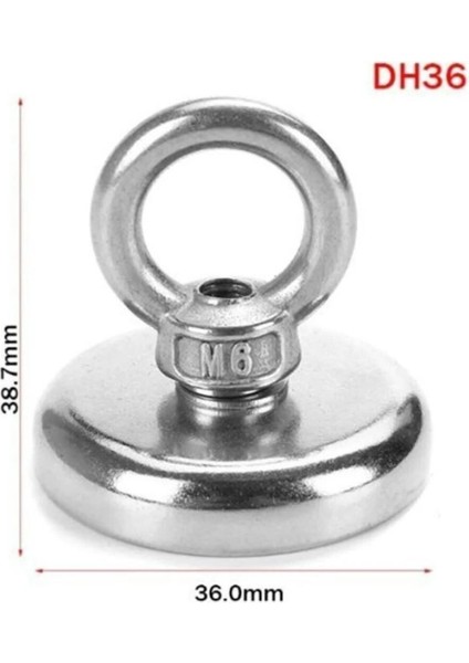 36 mm Neodyum Pot Magnet Fishing Çok Güçlü Kurtarma Mıknatısı fiyatları