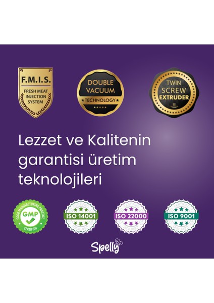 12 adet x Spelly Premium Yetişkin Kedi Maması - Biftek (0,3kg)