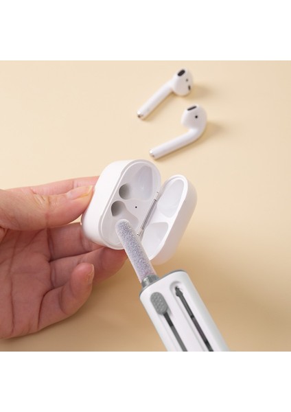 Airpods 1.2.3.4.nesil Airpods Pro / Pro 2. Nesil Uyumlu 3 In 1 Temizleme Kiti