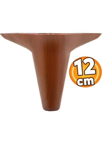 Lüks Mobilya Kanepe Koltuk Tv Ünitesi Baza Yükseltici 12 cm Ahşap Desenli Ayak