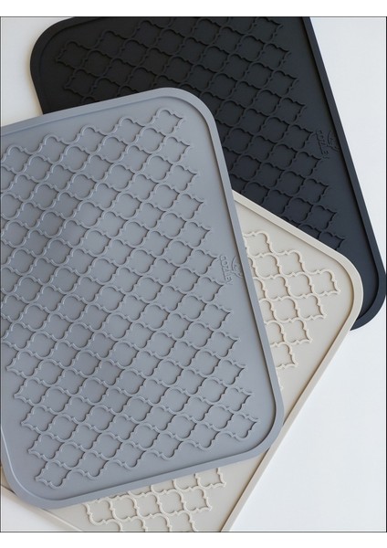 Silikon Bulaşık Kurutma Matı Büyük Boy Tezgah Üstü Kuruluma Matı Bulaşık Yıkama Matı 40 x 30 cm indirimleri