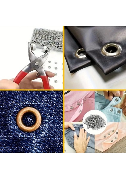 Metal 200 Pcs Çıtçıt ve Pense Seti Makinesi Çocuk Elbise Çıtçıt Montaj Seti fiyatları