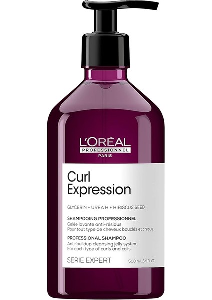Serie Expert Curl Expression Kıvırcık Saçlar Için Birikme Önleyici Şampuan 500 ml